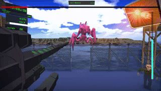 Recycle Bin Battle game gif kaiju